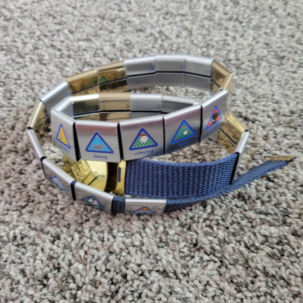 Boy scout vintage merit badge loop belt